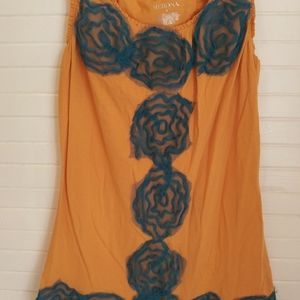 Repurposed Textured Lace Top